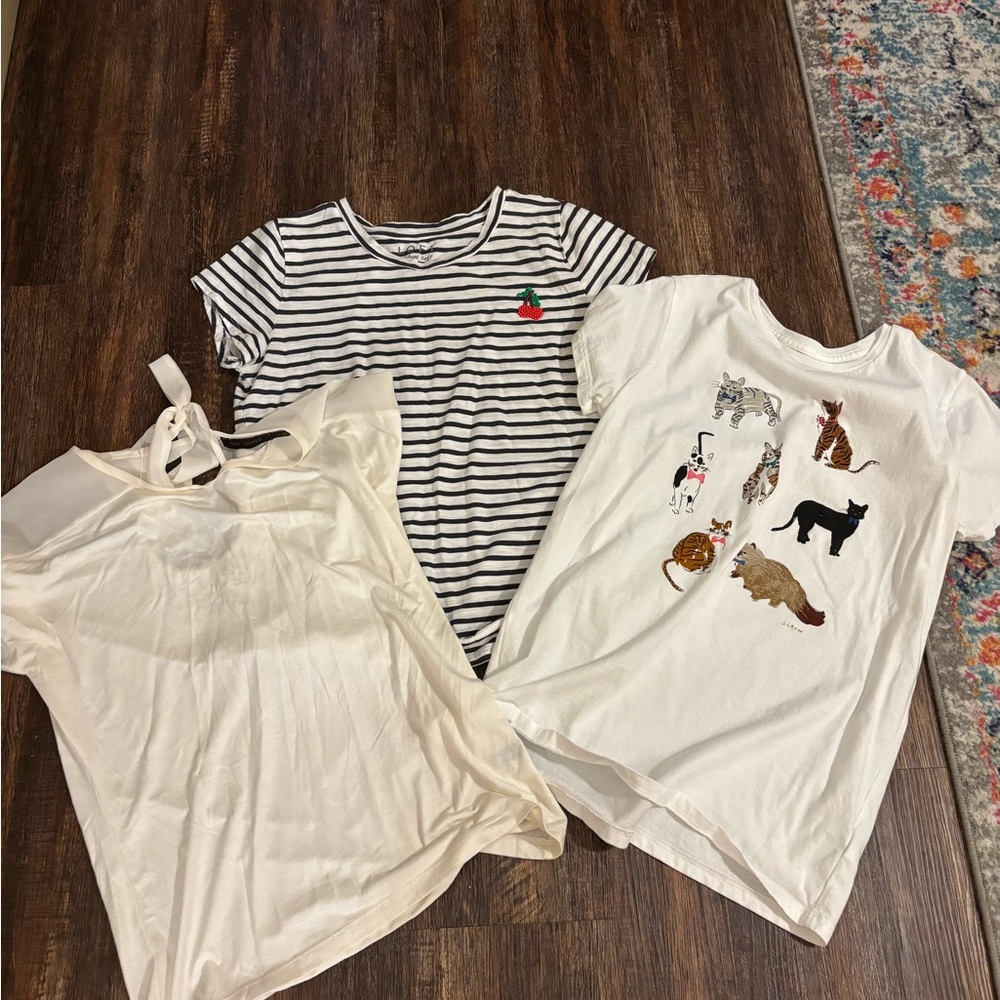 J. Crew Loft and The Limited shirt set sz S